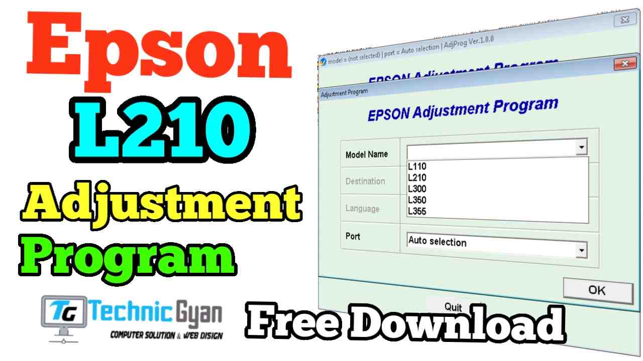 epson l210 resetter free download driver