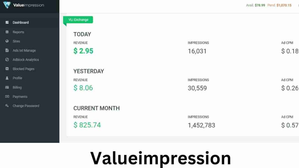 What is Valueimpression Ad Network?